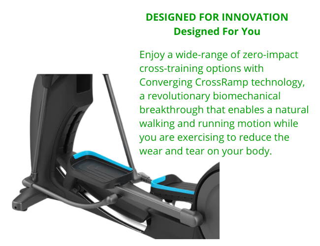 Precor EFX 835 Elliptical Black Pearl P31 Console New Ace Fitness Equipment